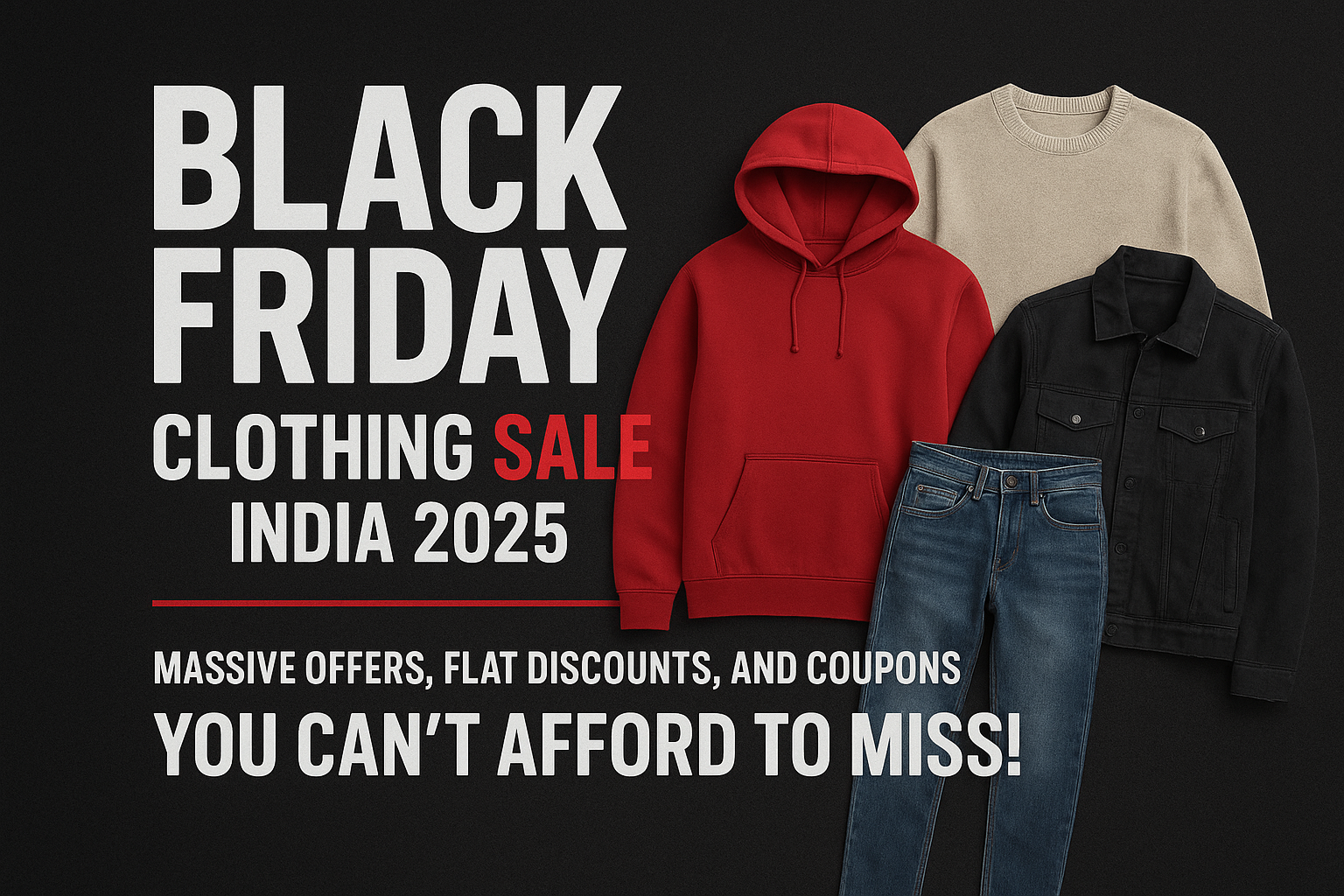 Black Friday Clothing Sale India 2025